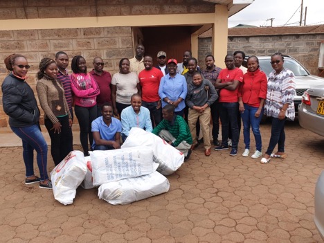 GA Insurance Head Office Staff Presenting Donations to St Teresa’s children’s home