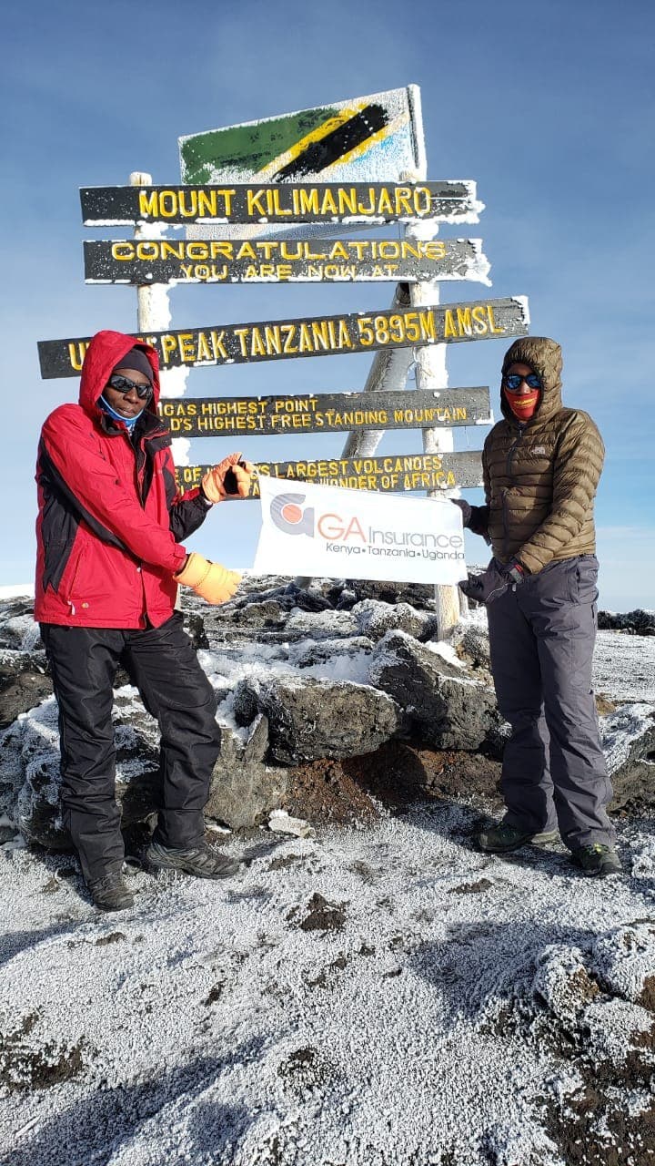 Bundus at the top of Mt Kilimanjaro